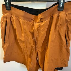 lululemon athletica Men's Orange Athletic Shorts